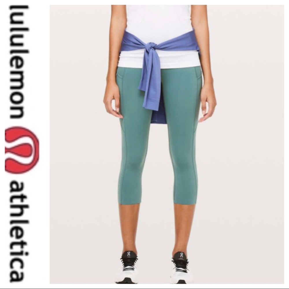 💕SALE💕 Lululemon Fast & Free Crop II *Nulux - Picture 3 of 12